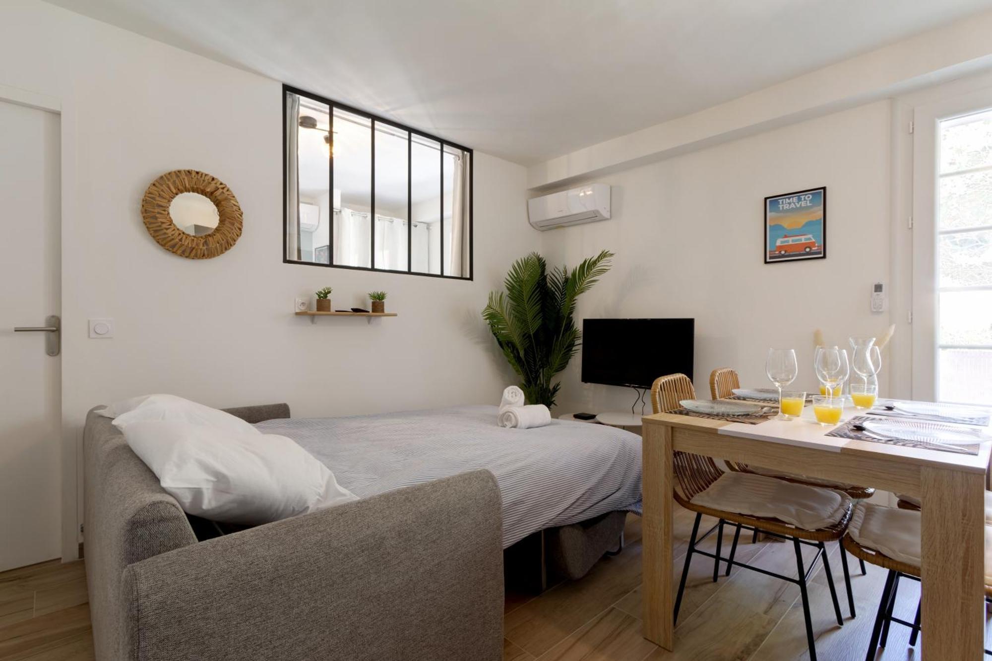 016- T2 Tropisme, Appart 1 Chambre,Clim,Wifi,Parking 몽펠리에 외부 사진