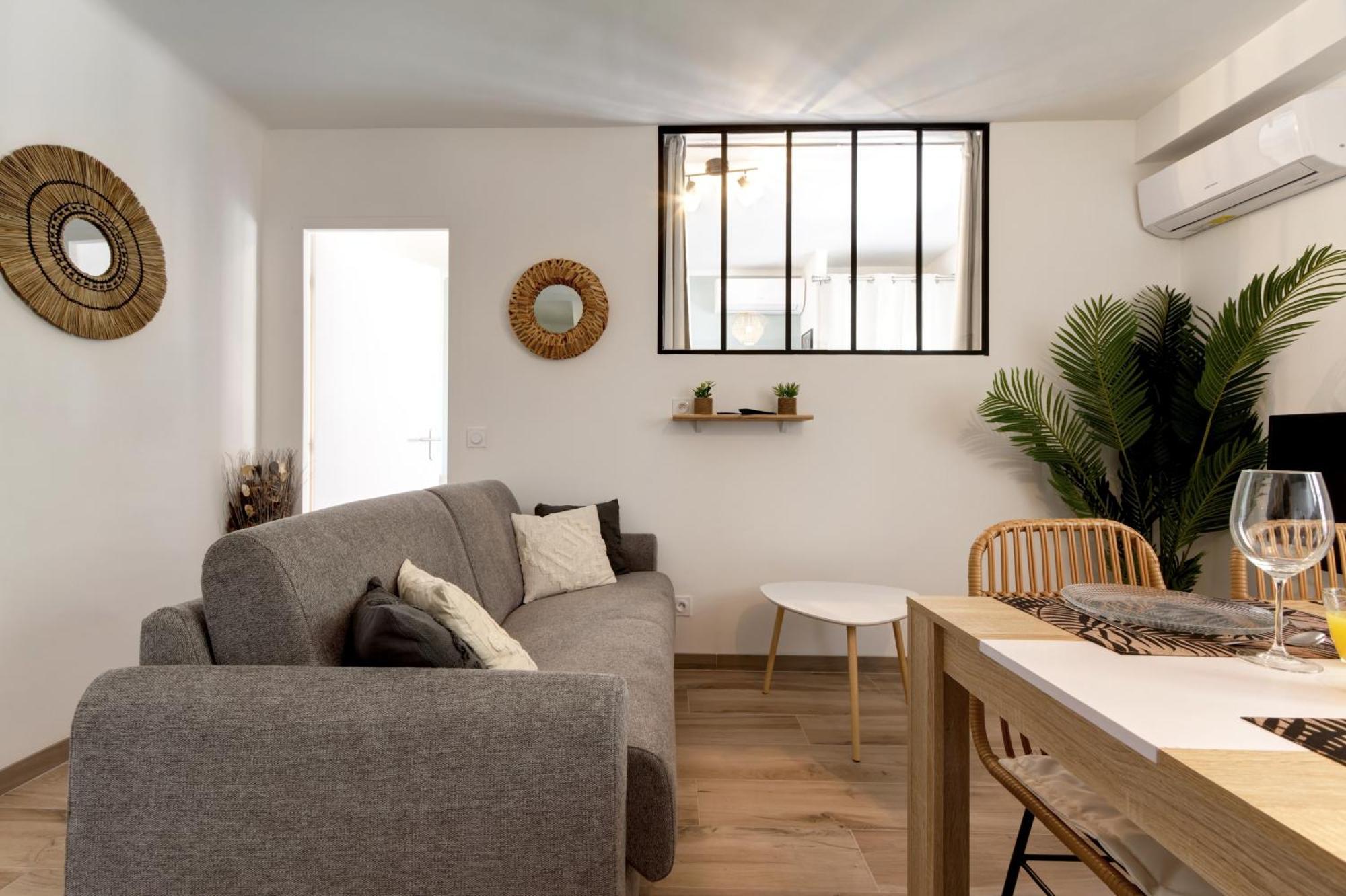 016- T2 Tropisme, Appart 1 Chambre,Clim,Wifi,Parking 몽펠리에 외부 사진