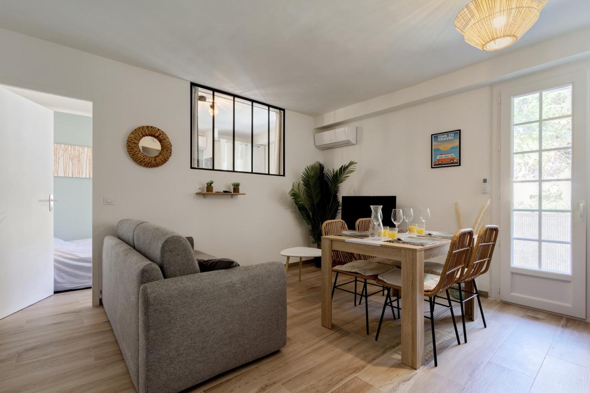 016- T2 Tropisme, Appart 1 Chambre,Clim,Wifi,Parking 몽펠리에 외부 사진